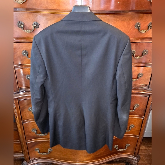Black Tuxedo Suit Blazer 38R - Picture 2 of 4